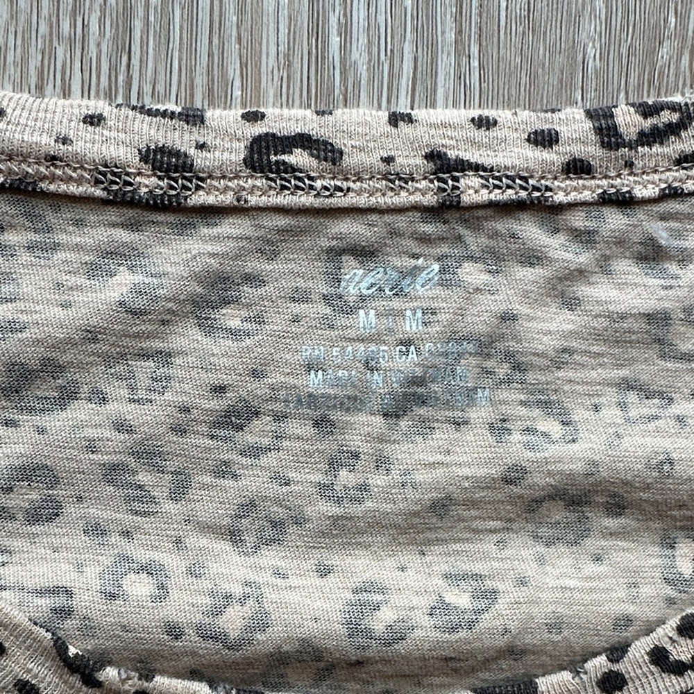 Aerie Cheetah Print Women's T-Shirt Dress - Picture 2 of 2